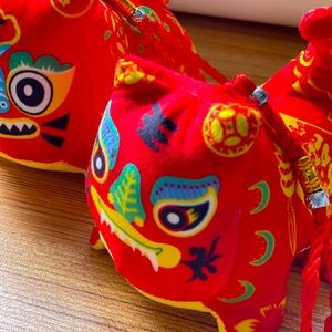 Chinese zodiac animal signs decorating. Cute tiger.